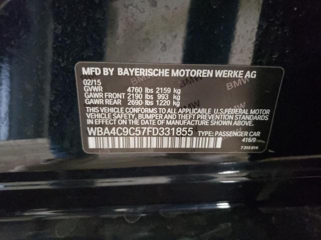 WBA4C9C57FD331855 BMW 428 Xi Gran Coupe Sulev