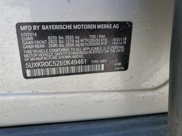 5UXKR0C52E0K49461 BMW X5 Xdrive35i