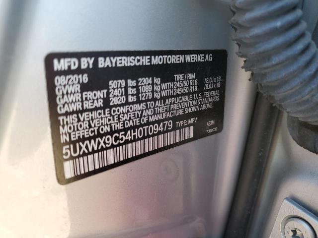 5UXWX9C54H0T09479 BMW X3 Xdrive28i