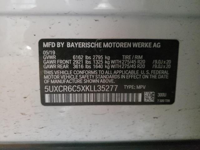 5UXCR6C5XKLL35277 BMW X5 Xdrive40i
