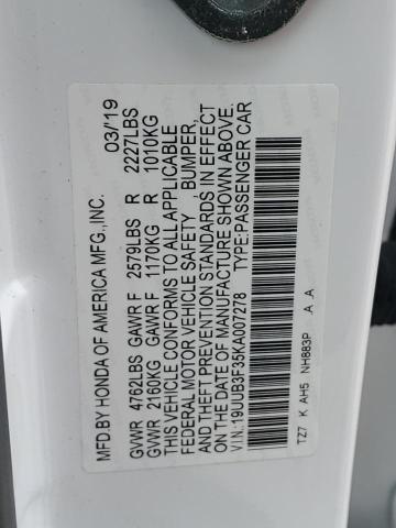19UUB3F35KA007278 Acura TLX
