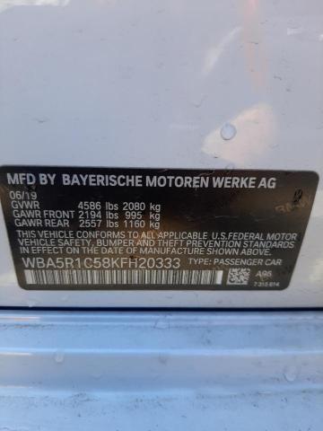 WBA5R1C58KFH20333 BMW 330I