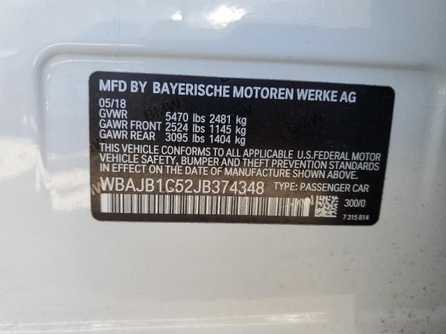 WBAJB1C52JB374348 BMW 530XE