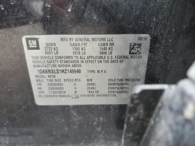 1GKKNXLS1HZ149948 GMC Acadia Denali