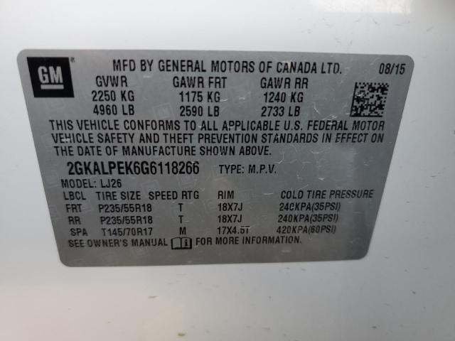 2GKALPEK6G6118266 GMC Terrain Slt