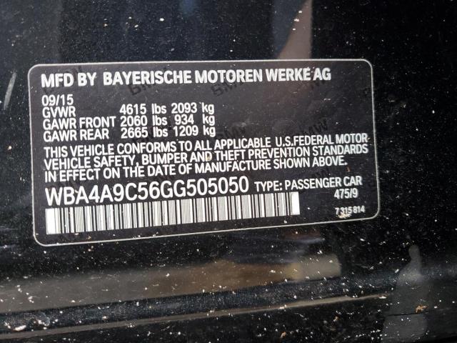WBA4A9C56GG505050 BMW 428 I Gran Coupe Sulev