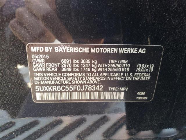 5UXKR6C55F0J78342 BMW X5 Xdrive50i