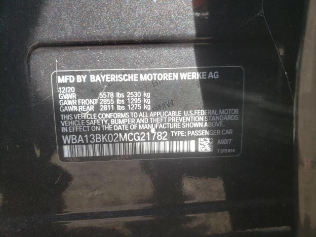WBA13BK02MCG21782 BMW M550xi