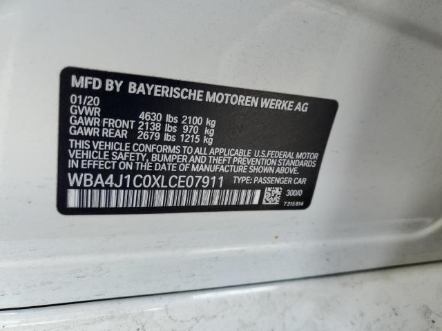 WBA4J1C0XLCE07911 BMW 430i Gran Coupe