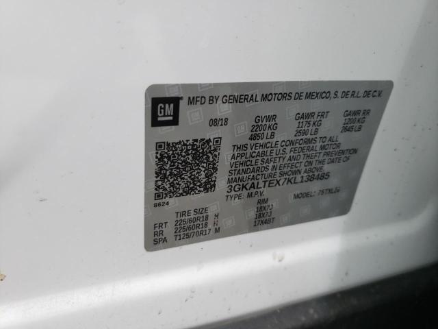 3GKALTEX7KL138485 GMC Terrain Sle