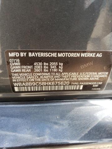 WBA8B9C58HK675620 BMW 330 I