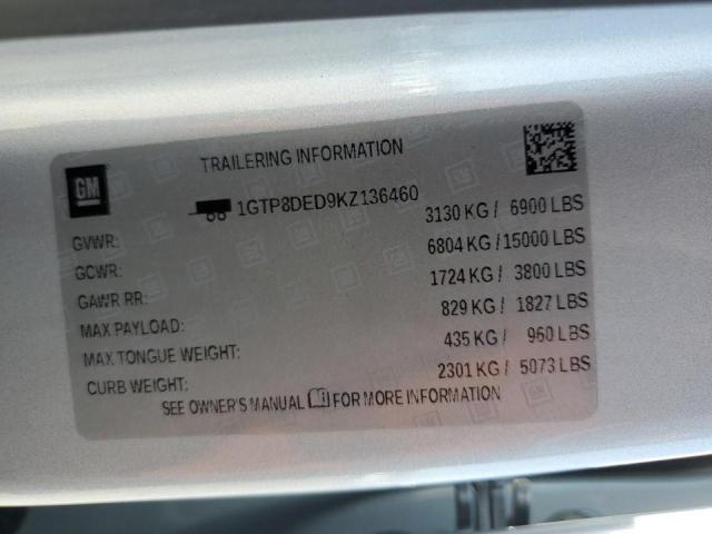 1GTP8DED9KZ136460 GMC Sierra C1500 Slt