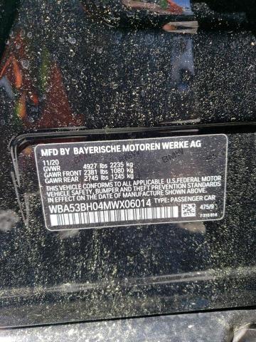 WBA53BH04MWX06014 BMW 530 I