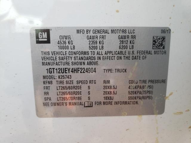1GT12UEY4HF224904 GMC Sierra K2500 Denali