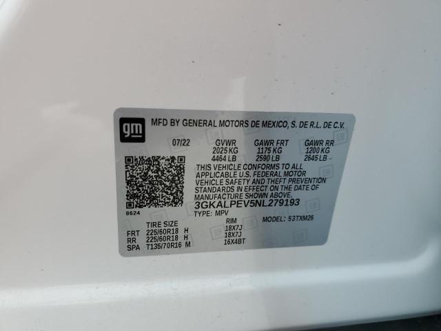 3GKALPEV5NL279193 GMC Terrain Slt
