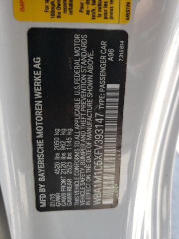 WBA1M1C5XFV393147 BMW M235I