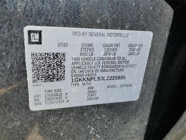 1GKKNPLS3LZ225985 GMC Acadia Denali