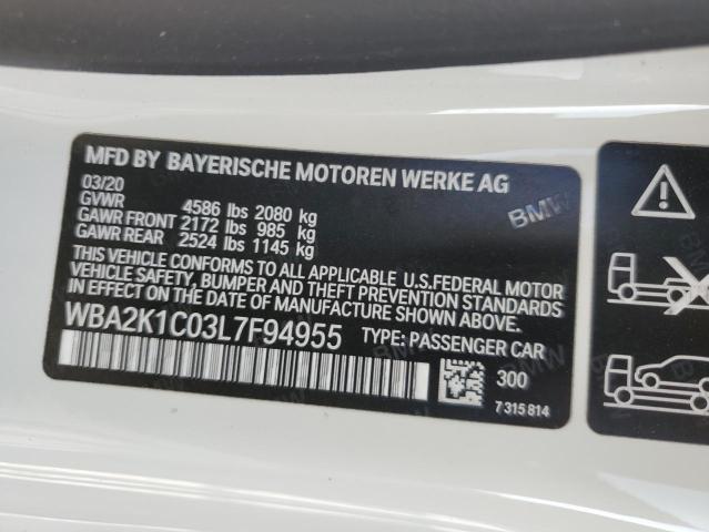 WBA2K1C03L7F94955 BMW 230xi