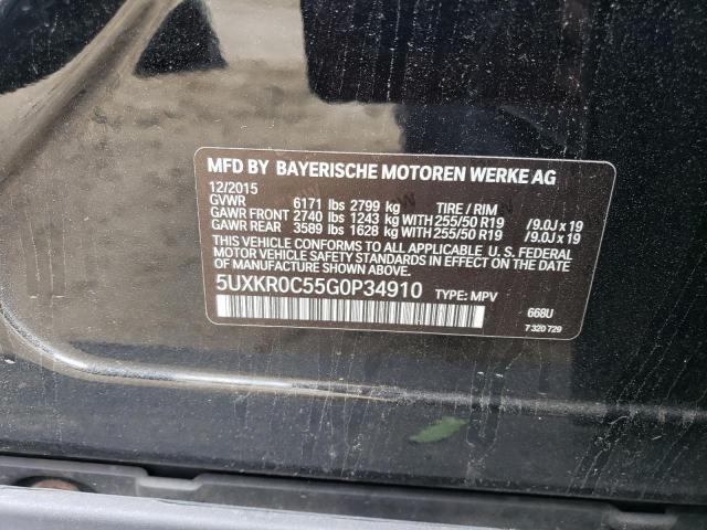 5UXKR0C55G0P34910 BMW X5 Xdrive35i