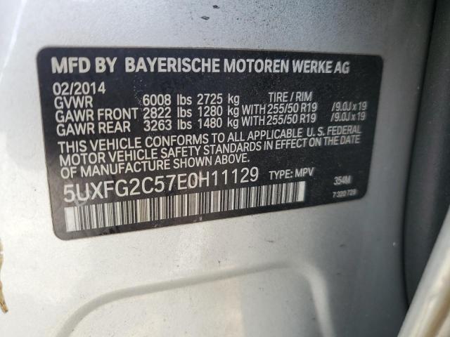 5UXFG2C57E0H11129 BMW X6 Xdrive35i