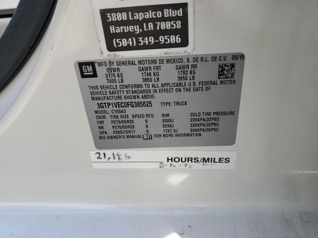 3GTP1VEC0FG385625 GMC Sierra C1500 Slt