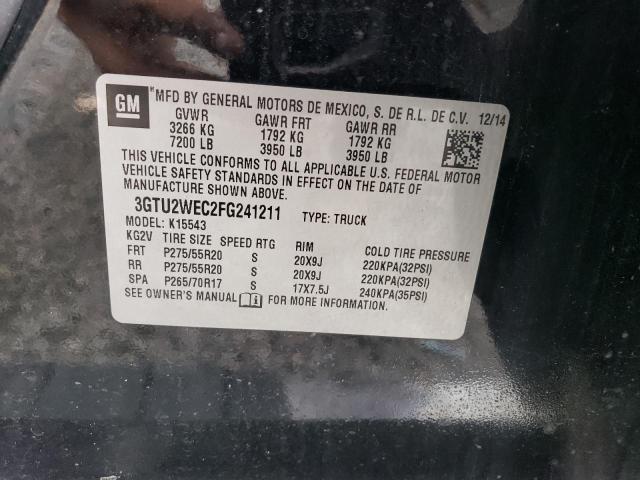 3GTU2WEC2FG241211 GMC Sierra K1500 Denali