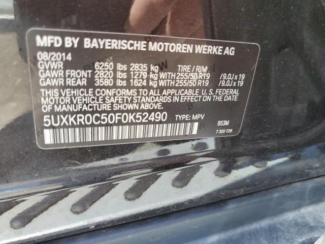 5UXKR0C50F0K52490 BMW X5 Xdrive35i