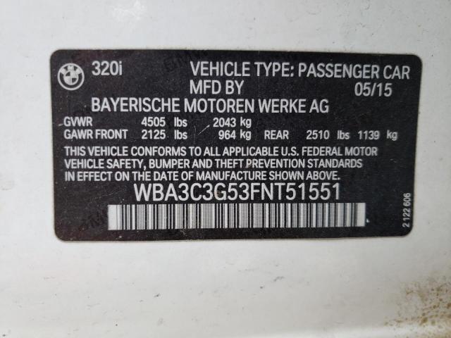 WBA3C3G53FNT51551 BMW 320 I Xdrive