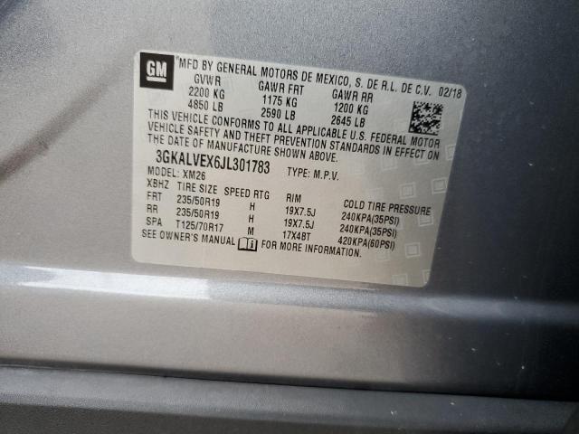 3GKALVEX6JL301783 GMC Terrain Slt