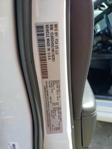 1C4RDHDG1NC182251 Dodge DURANGO GT