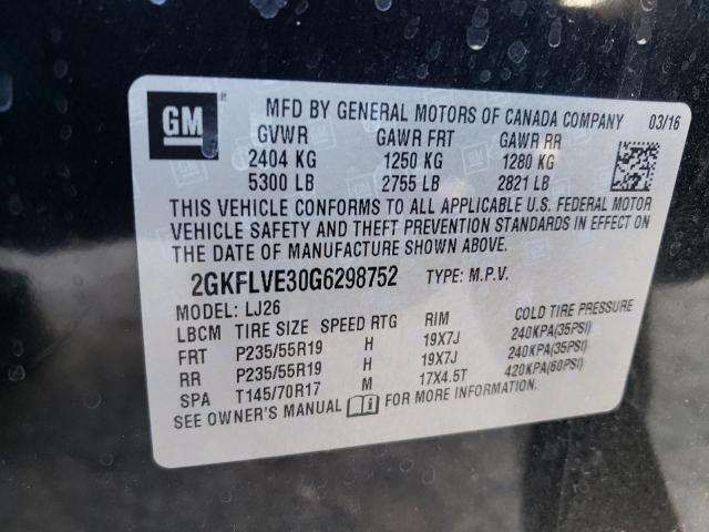 2GKFLVE30G6298752 GMC Terrain Denali
