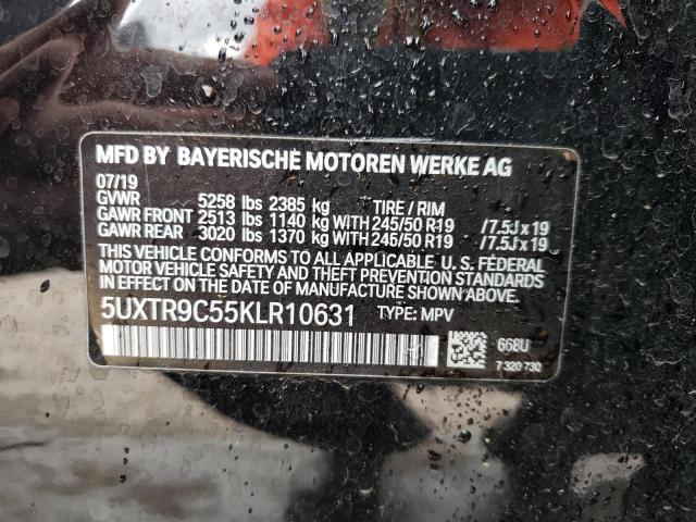 5UXTR9C55KLR10631 BMW X3 Xdrive30i