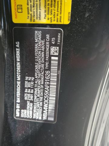 WBA4W3C55KAF91626 BMW 430I