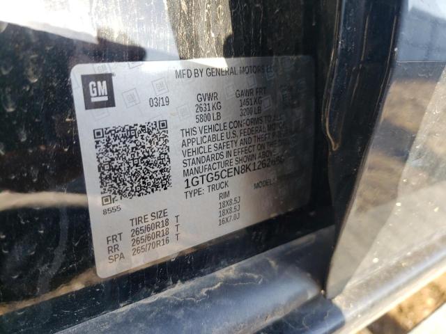 1GTG5CEN8K1262660 GMC CANYON SLE