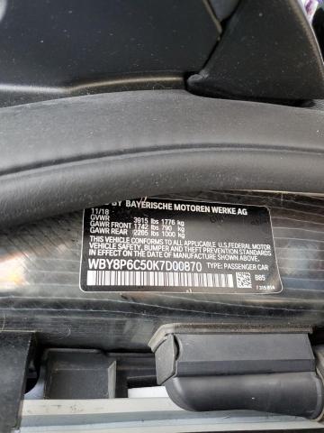 WBY8P6C50K7D00870 BMW I3 S Bev