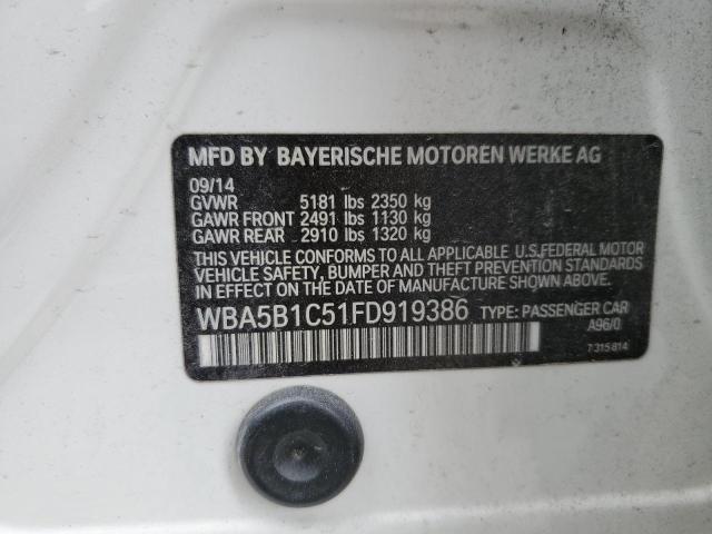 WBA5B1C51FD919386 BMW 535 I