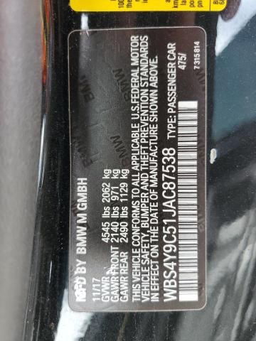 WBS4Y9C51JAC87538 BMW M4