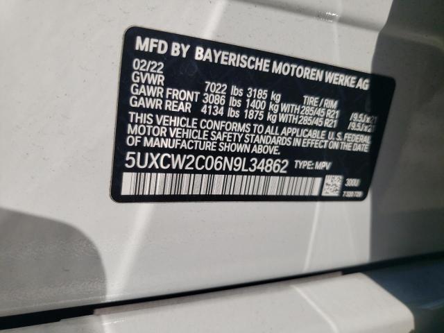 5UXCW2C06N9L34862 BMW X7 Xdrive40i