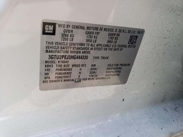 3GTU2PEJ3HG444339 GMC Sierra K1500 Denali