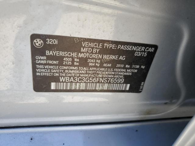 WBA3C3G56FNS76599 BMW 320 I Xdrive