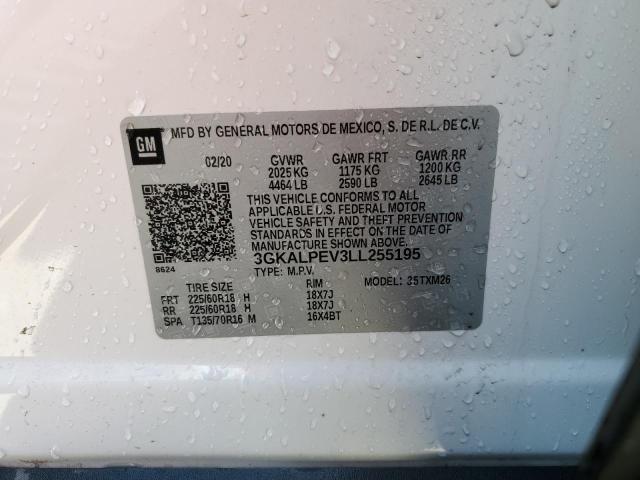 3GKALPEV3LL255195 GMC Terrain Slt