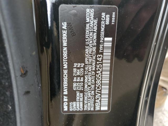 WBA3V7C58G5A25143 BMW 428 I Sulev