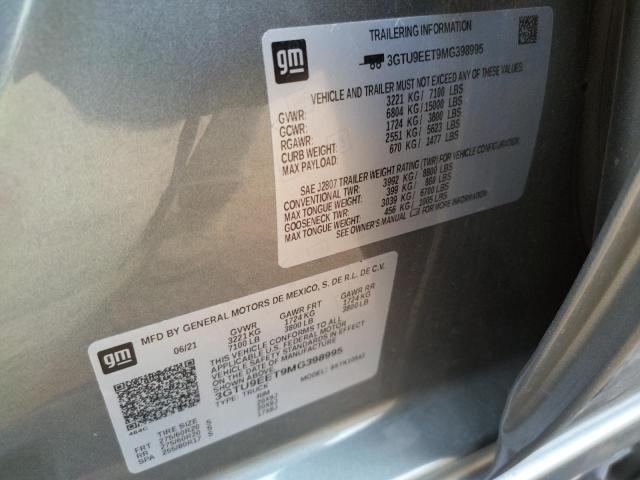 3GTU9EET9MG398995 GMC Sierra K1500 At4