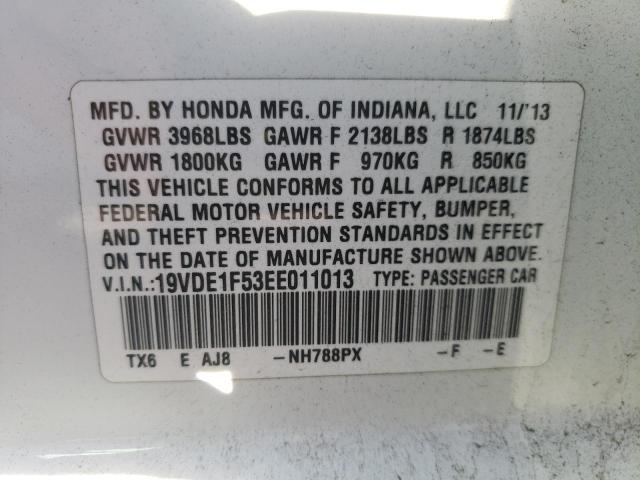 19VDE1F53EE011013 Acura Ilx 20 Premium