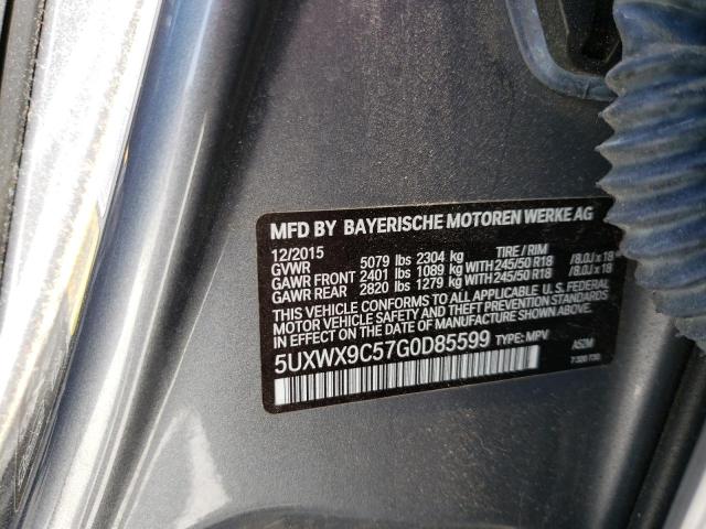 5UXWX9C57G0D85599 BMW X3 Xdrive28i