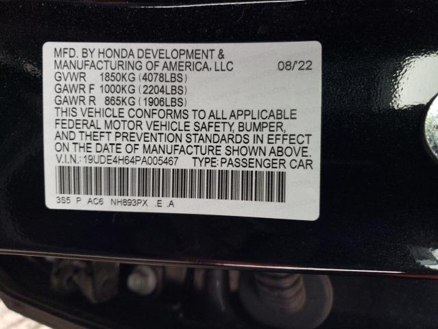 19UDE4H64PA005467 Acura Integra A-spec Tech