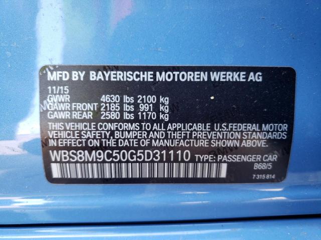 WBS8M9C50G5D31110 BMW M3