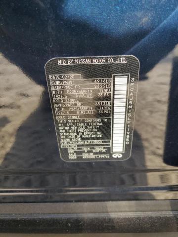 3PCAJ5M15LF119850 Infiniti Qx50 Pure