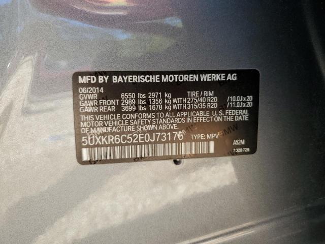 5UXKR6C52E0J73176 BMW X5 Xdrive50i