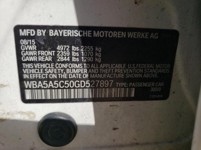 WBA5A5C50GD527897 BMW 528 I